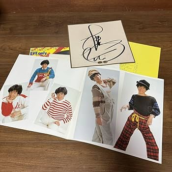 Amazon.co.jp: 激レア! 田原俊彦 直筆サイン色紙付 LPレコード