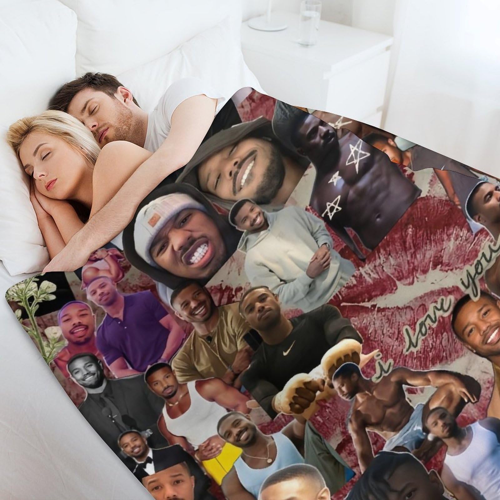 Amazon.com: BCNVMPP Super Soft Flannel Michael b Jordan Blanket