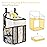 Maliton Hanging Diaper Organizer - Caddy for Changing Table, Crib, Pack n\' Play - Stacker Holds 52+ Diapers - Nursery Organizer & Baby Shower Gifts - Beige