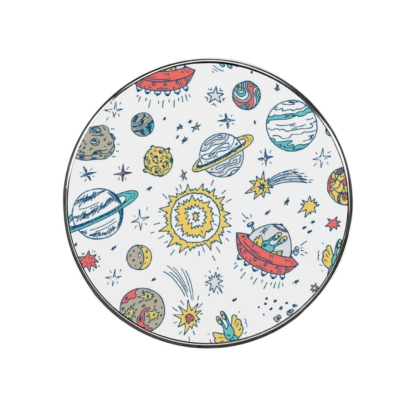 Planet Space Alloy Fridge Magnet For Office Cabinet Refrigerator Whiteboard Photo