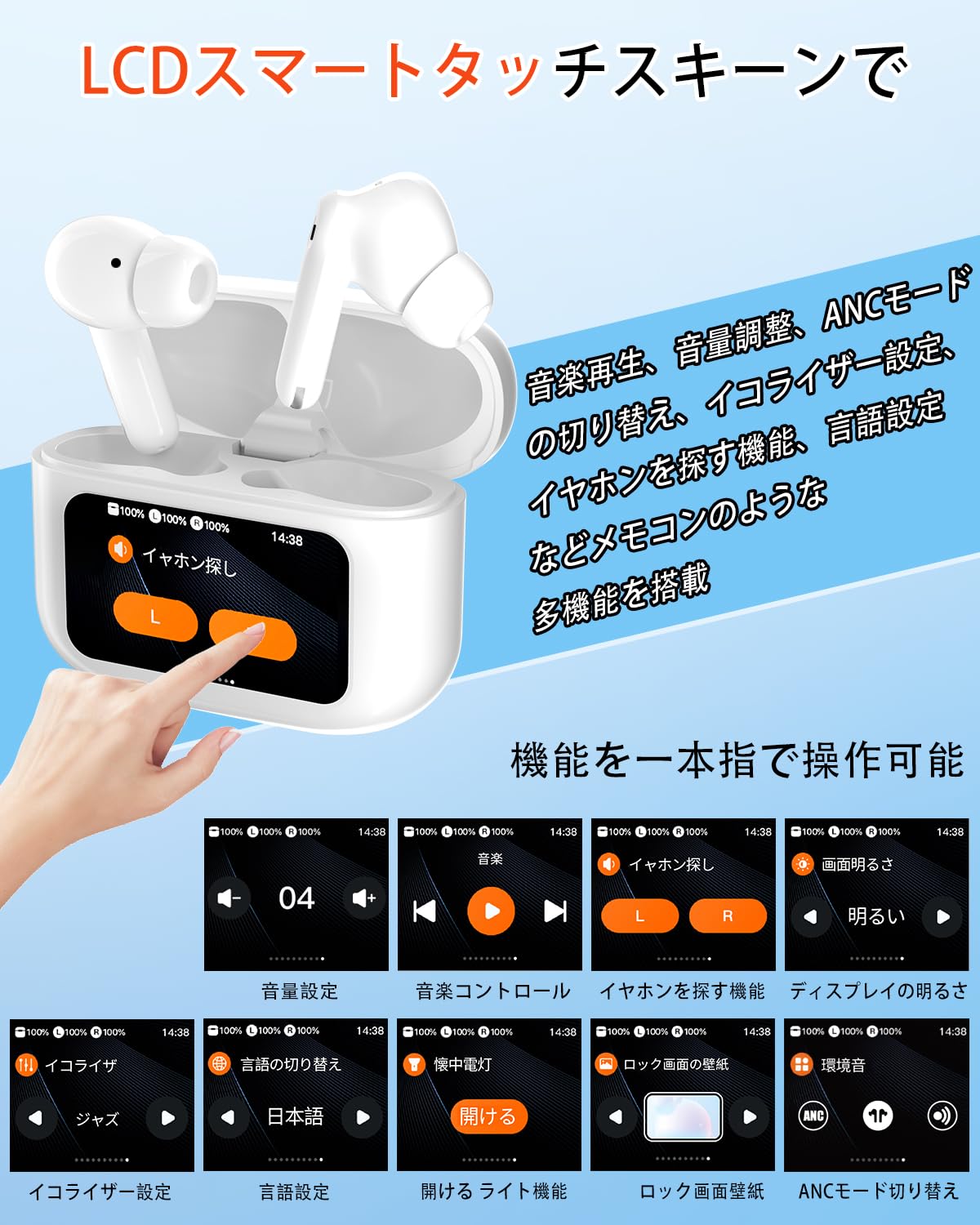 Amazon.co.jp: イヤホンBluetooth ワイヤレスイヤホン 多機能