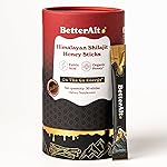 Better Alt Pure Himalayan Shilajit Cinnamon Honey Sticks with Organic Honey | Easy to Consume Shilajit| 30 Sticks for Energy Boost & Immune Support, 85+ Trace Minerals, 75%+ Fulvic Acid