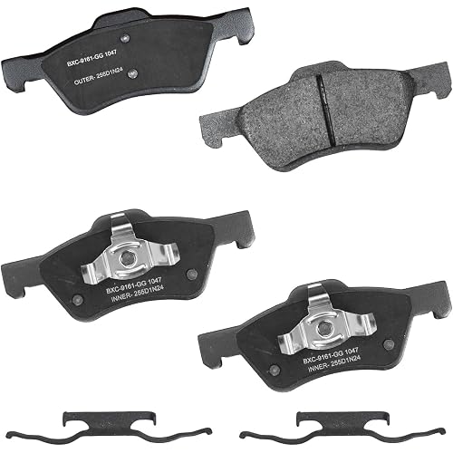Bendix Premium SBC1047 Ceramic Front Brake Pads for Ford Escape 2011-2005, Mazda Tribute 2006-2005, Tribute 2011-2008, Mercury Mariner 2011-2005 (select trims only)