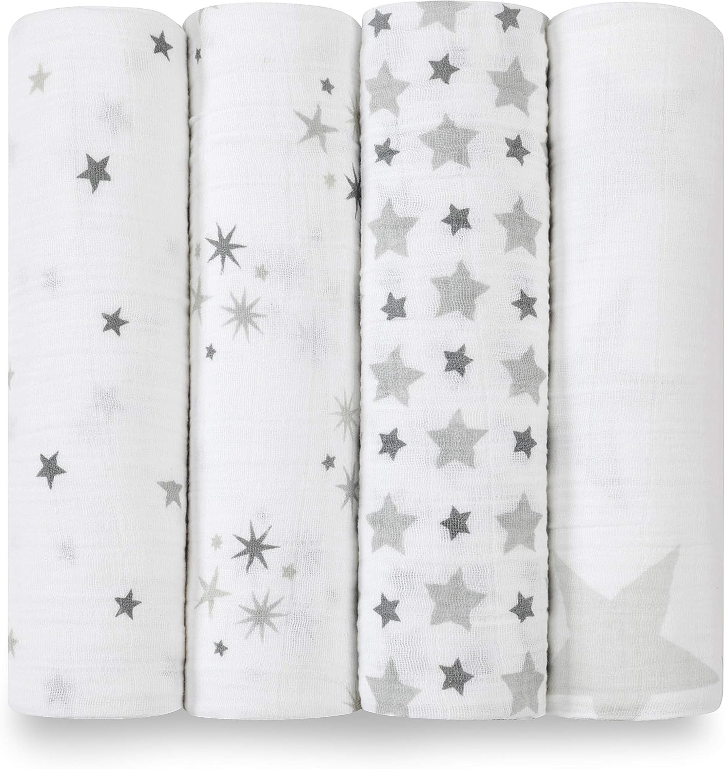 Aden + Anais Tinckle - Pack de 4 muselinas, unisex