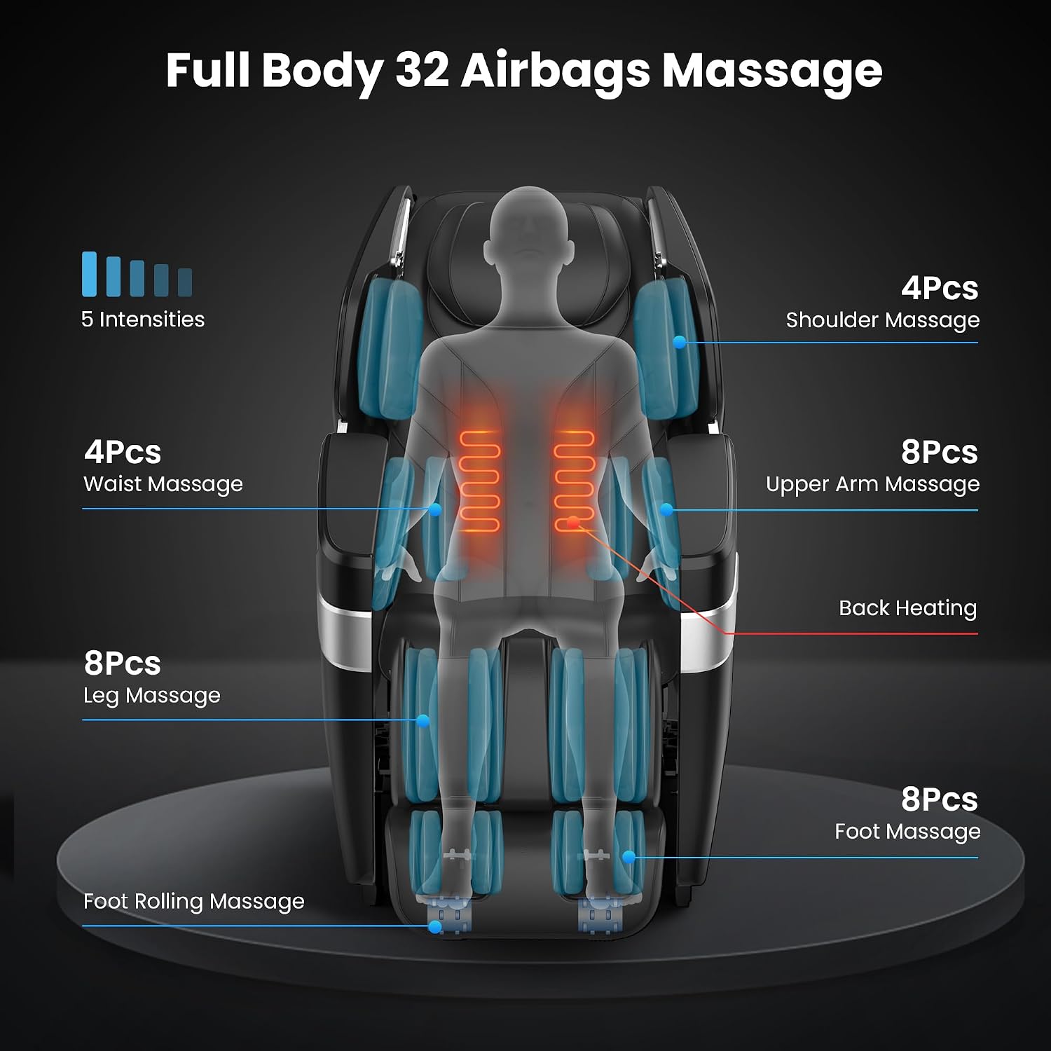 Comfier 4D Full Body Massage Chair, 6 Auto Program, Air Compression Neck, Shoulder, Back for Home Use. Body stretch, rollers, heating, knead, back rest, 2 year onsite warranty Comfier 4D Full Body Massage Chair, 6 Auto Program, Air Compression Neck, Shoulder, Back for Home Use. Body stretch, rollers, heating, knead, back rest, 2 year onsite warranty