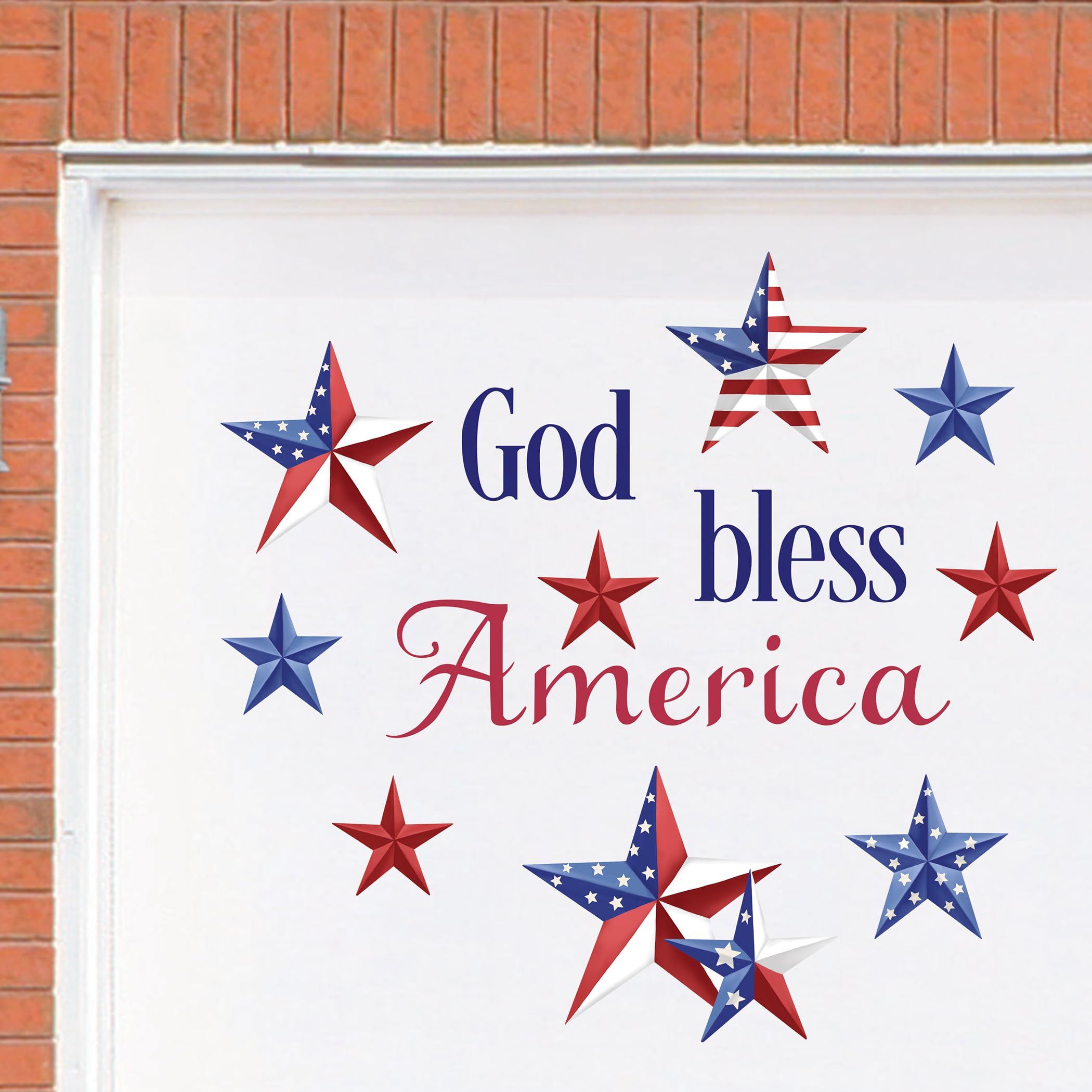 Amazon.com: Collections Etc God Bless American Patriotic Stars