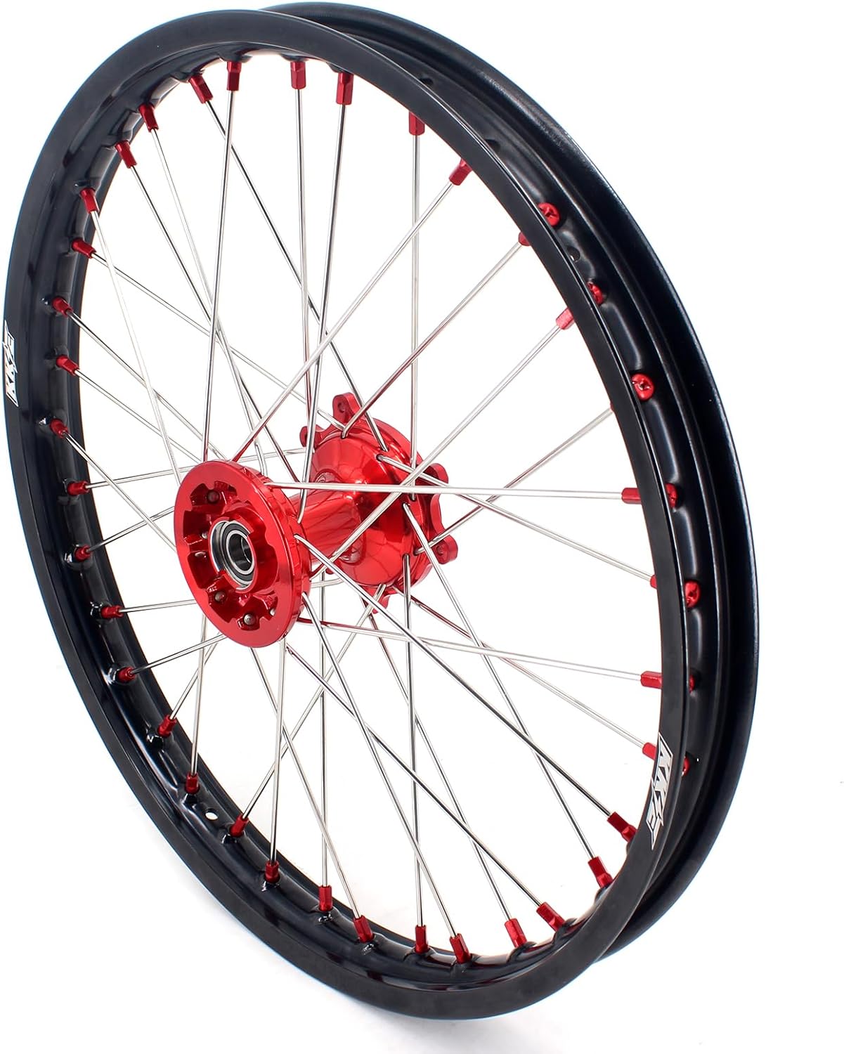 KKE 1.6 * 21 & 2.15 * 19 MX Cast Motorcycle Dirt bike Wheels Rims Compatible with HONDA CRF250R 2014-26, CRF450R 2013-26 CRF250RX 2020-26 CRF450RX 2020-26 CRF450X CRF450RL 2019-26 CRF450L 2019-21