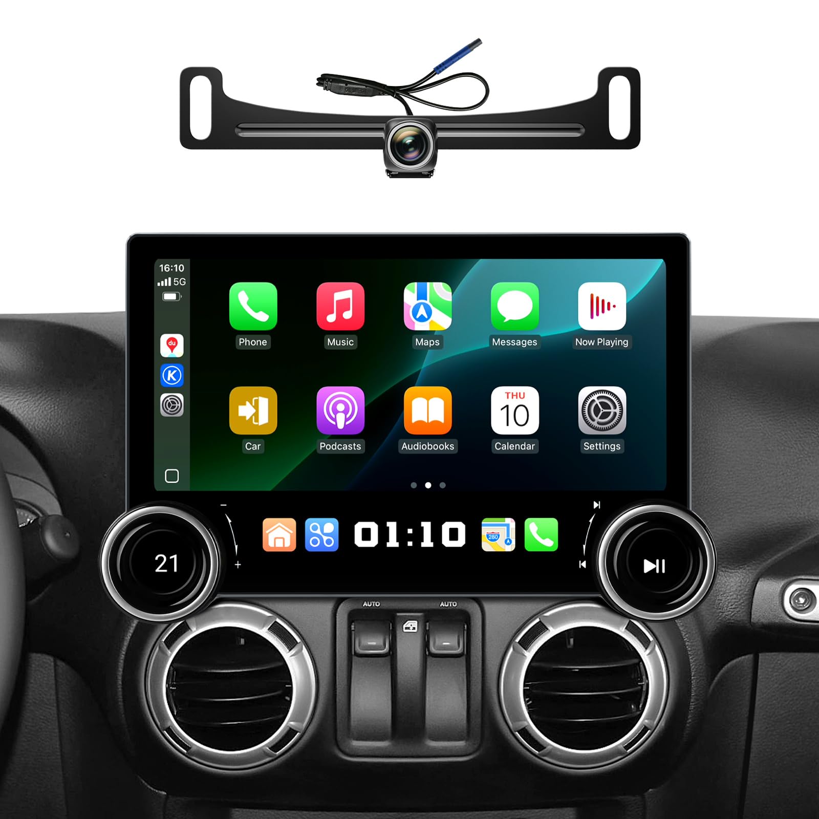 AINAVITO 11.5 Dual Knob Car Stereo