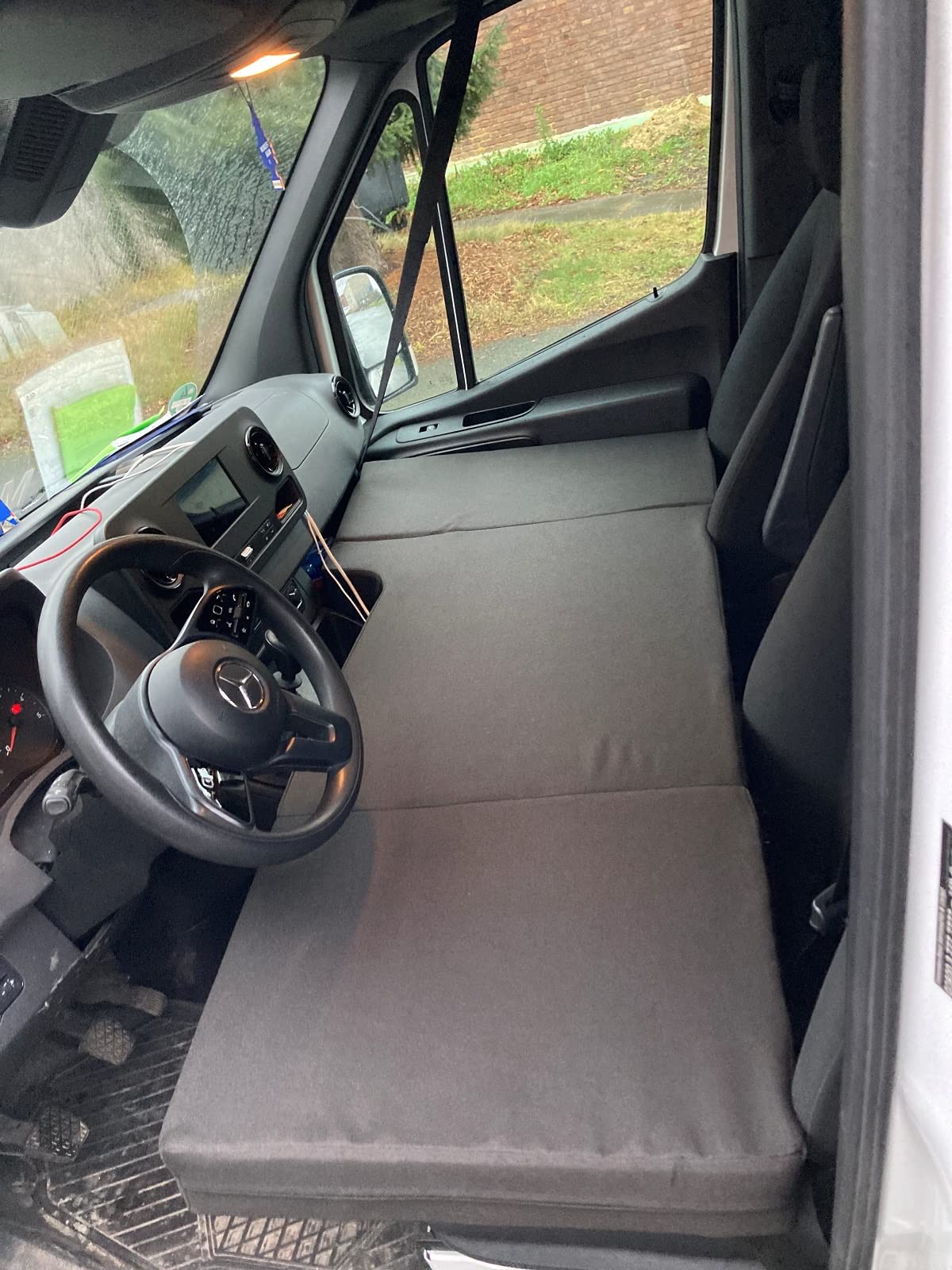 Zusatzbett, Kinderbett, Klappbett, Matratze, Camper Bett für Fahrerkabine für Wohnmobile und Transporter passend für Mercedes Sprinter