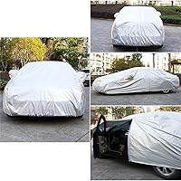 Vista 5 de Kayme - Cubierta de 6 capas para automóvil, impermeable, para todo tipo de clima, protección completa para exteriores contra lluvia, sol y rayos