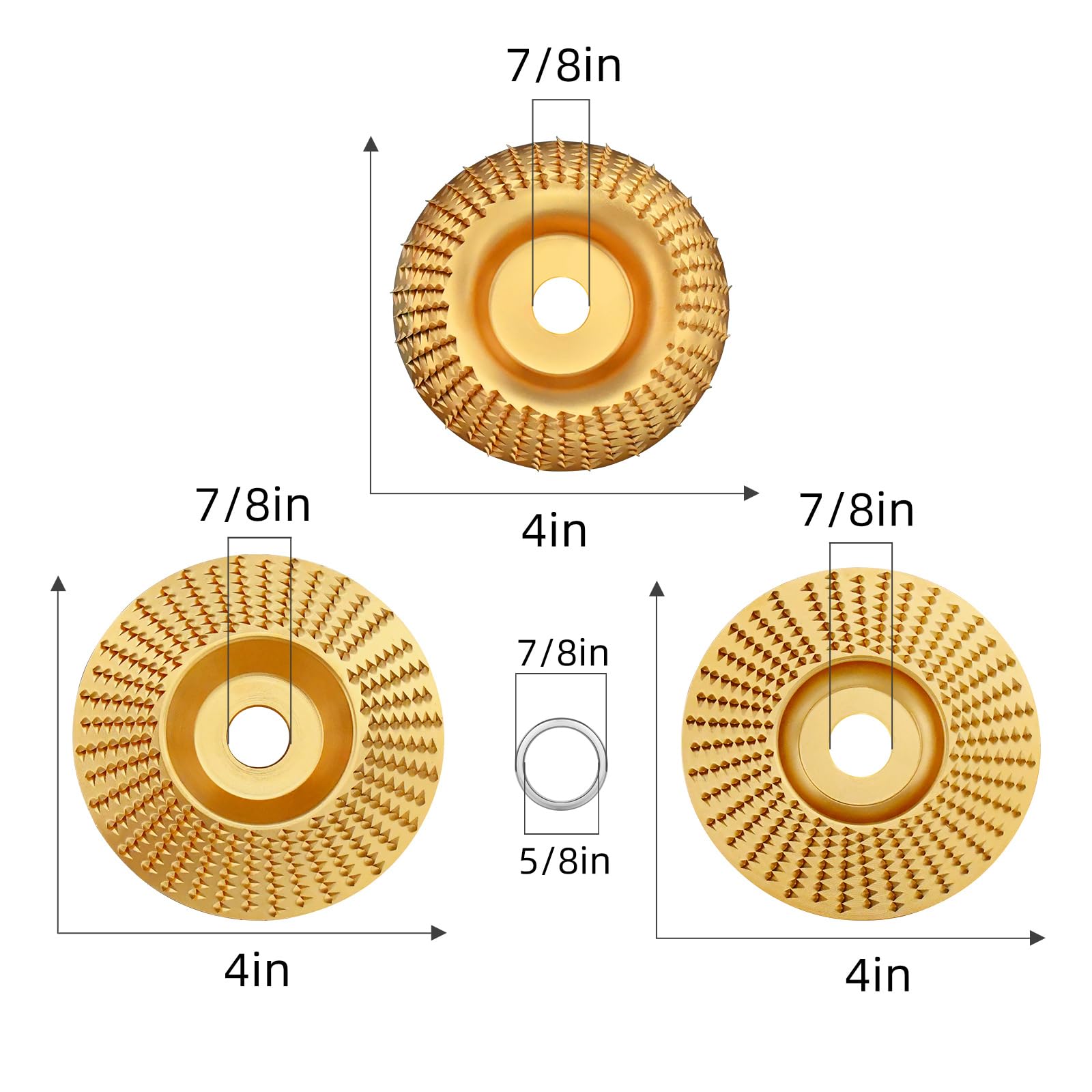 Arbortech Carving Tools Revvstark 4 1/2 Inch Wood Carving Disc For ...