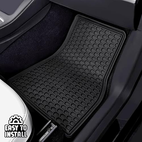 Miniatura 8 de Alfombrillas para Volvo XC90 2016-2024 3Row All Weather 5items Rubber Set Negro Antideslizante