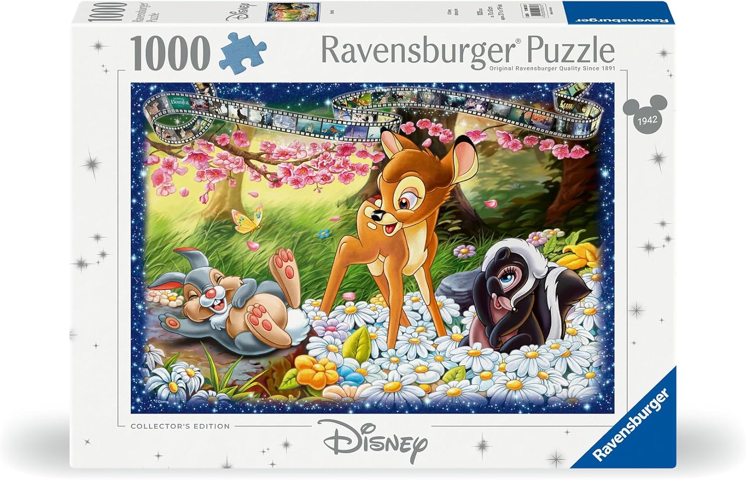 Ravensburger Disney Collector's Edition Bambi 1000 Piece Jigsaw Puzzle for Adults - 12000313 - Handcrafted Tooling, Made in Germany, Every Piece Fits Together Perfectly