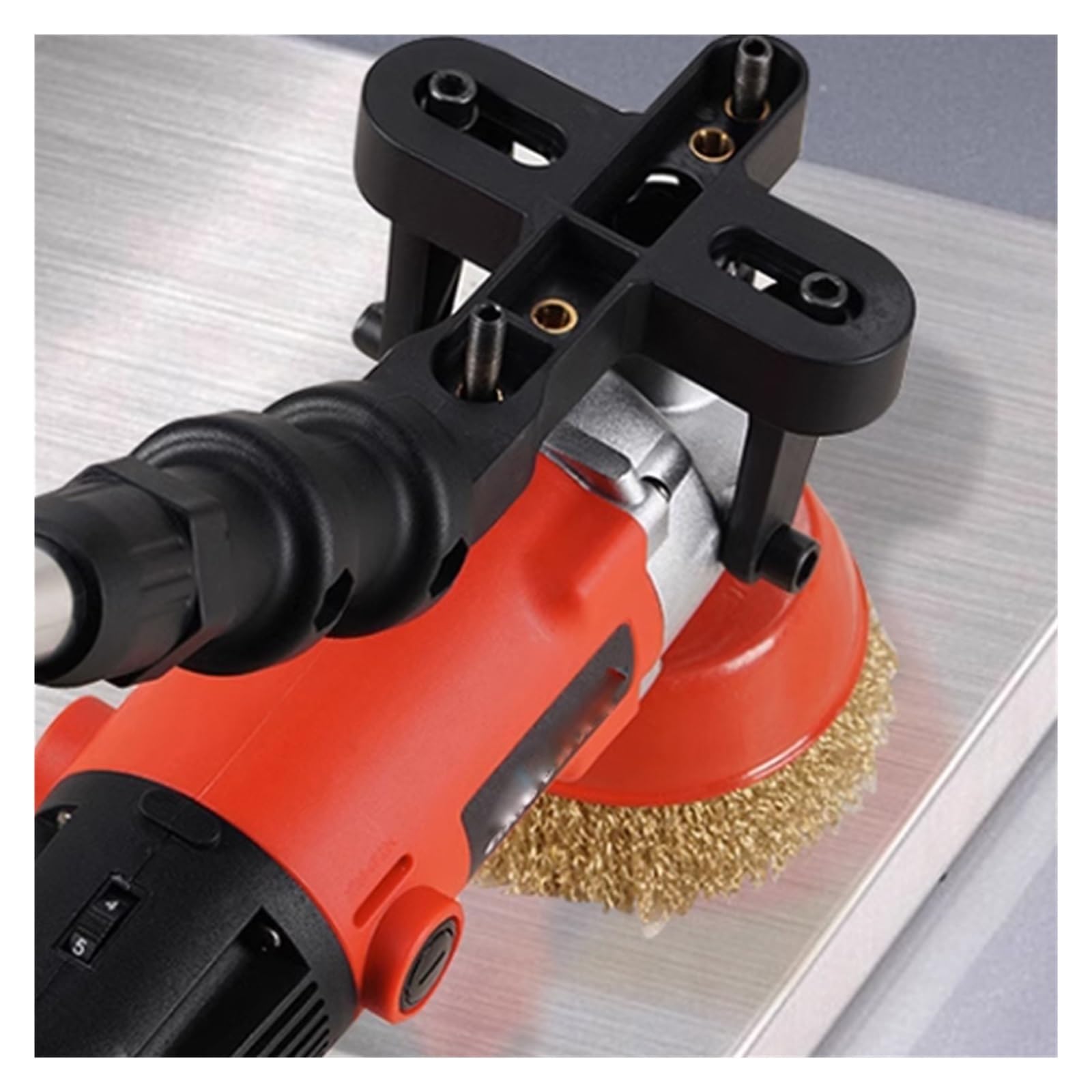 Lucidatrice, Lucidatrice Elettrica 1400W Smerigliatrice Levigante Per Malta Cementizia Multifunzionale Portatile Piccolo Pavimento Epossidico per la cura/lucidatura dell'auto