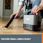 WORX WX030L 20V Power Share Cordless Cube Vac Aspirateur compact, Noir