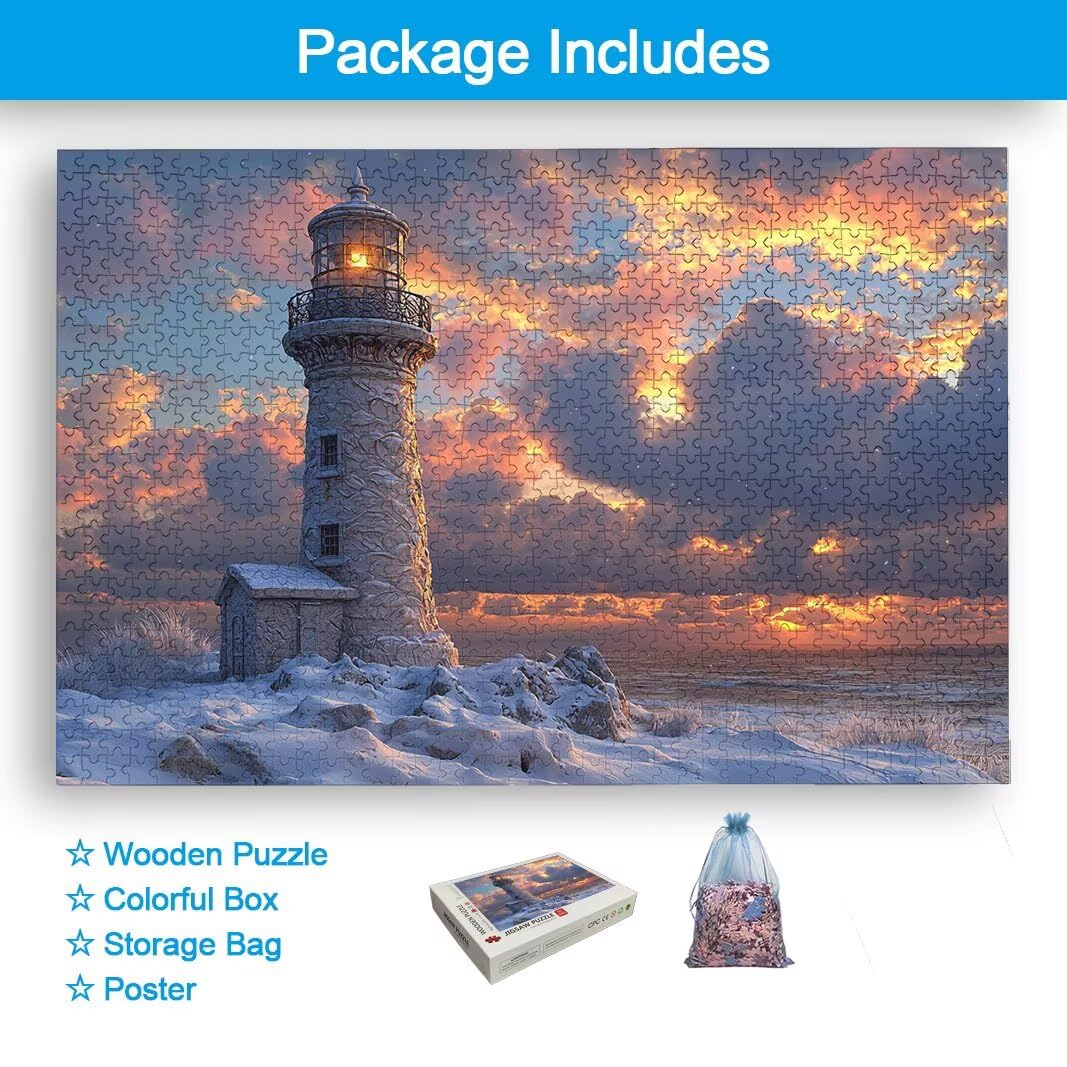 Puzzle Faro, Puzzle 1500 Piezas para Adultos, Regalo Mujer/Hombre -2273