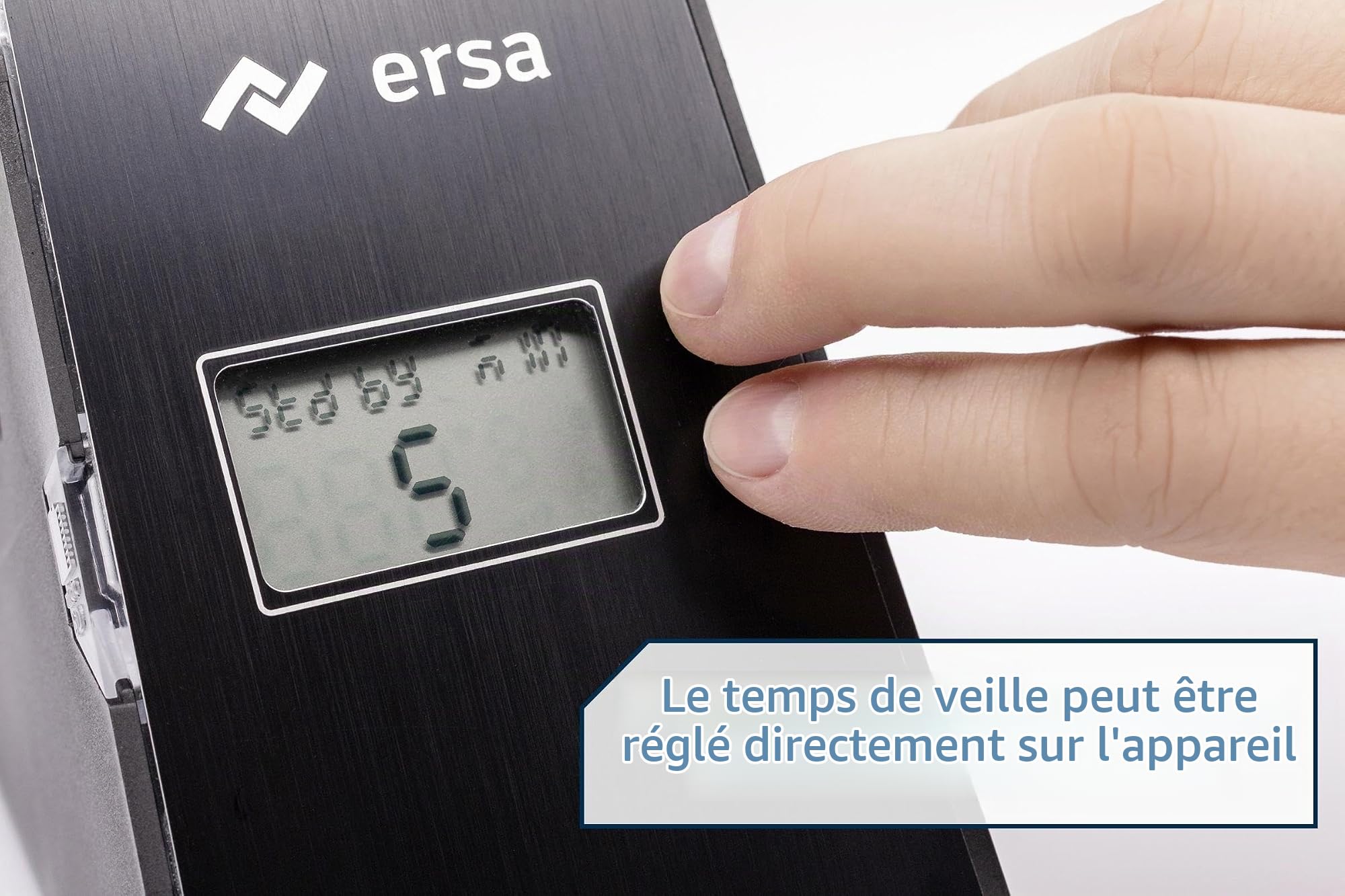 ERSA i-CON PICO MK2 Station de soudage numérique 80 W 150-450 °C avec fer à souder i-TOOL PICO MK2 léger et ergonomique avec changement TIP`N TURN + Panne à souder de 1,6 mm avec veille automatique
