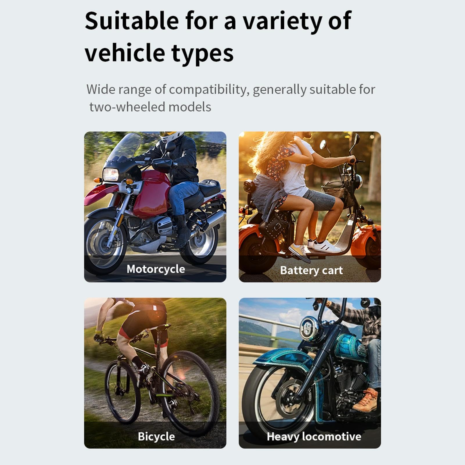 SistemaDi Monitoraggio Della Pressione Dei Pneumatici Per Moto | TPMS Solare USB Ricaricabile Da 3 V, -20 ? - +80 ? TPMS Intelligente Con Temperatura Di Lavoro Con Batteria Da 1000 MAh Per Ciclismo,