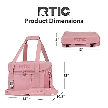 Lightweight 28 Can Cooler RTIC Day Cooler Bag Can, Soft Sided