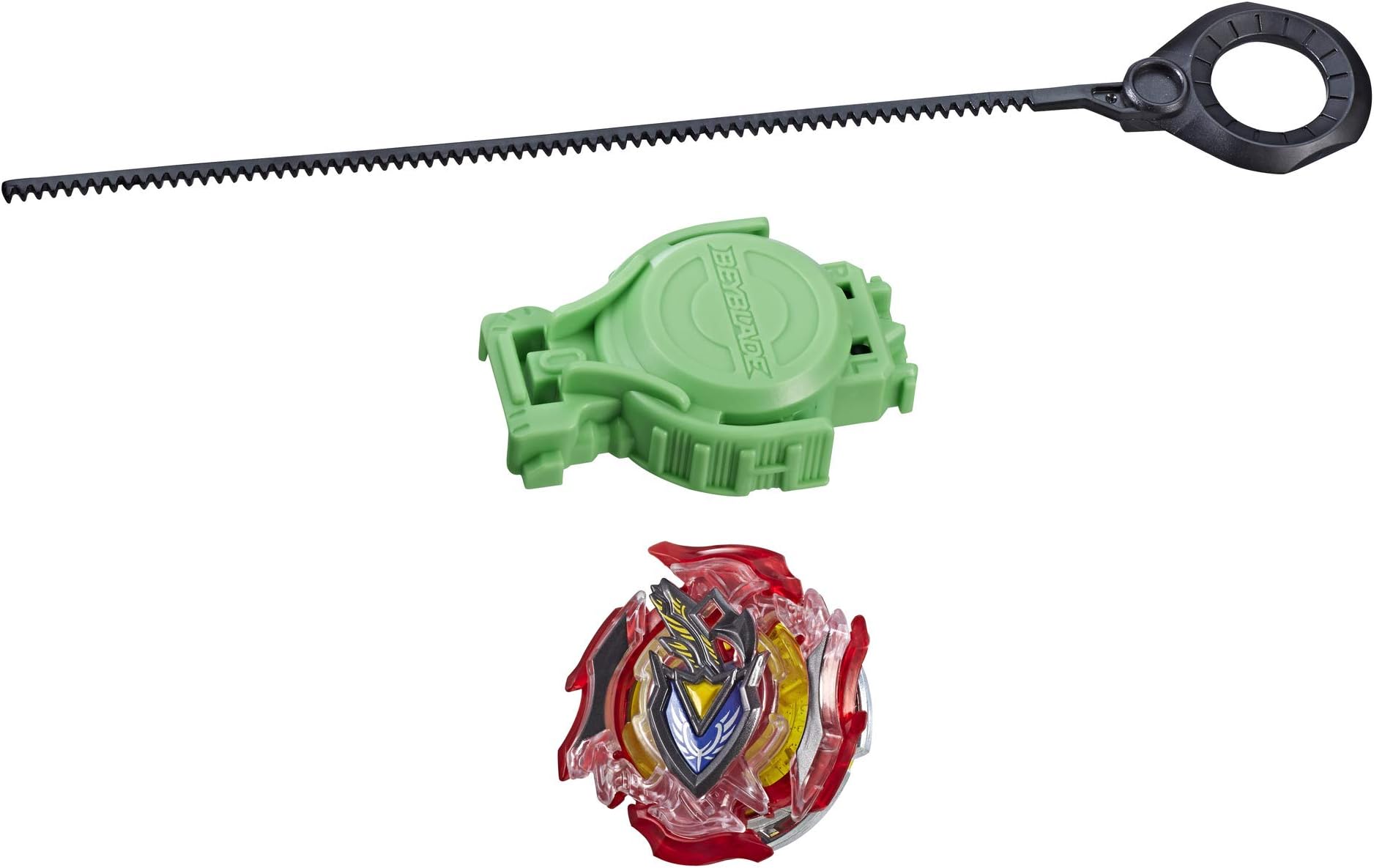 Beyblade Burst Slingshock Rip Fire Starter Pack Z Achilles A4: Battling Light-Up Top with Right/Left-Spin Launcher, Age 8+
