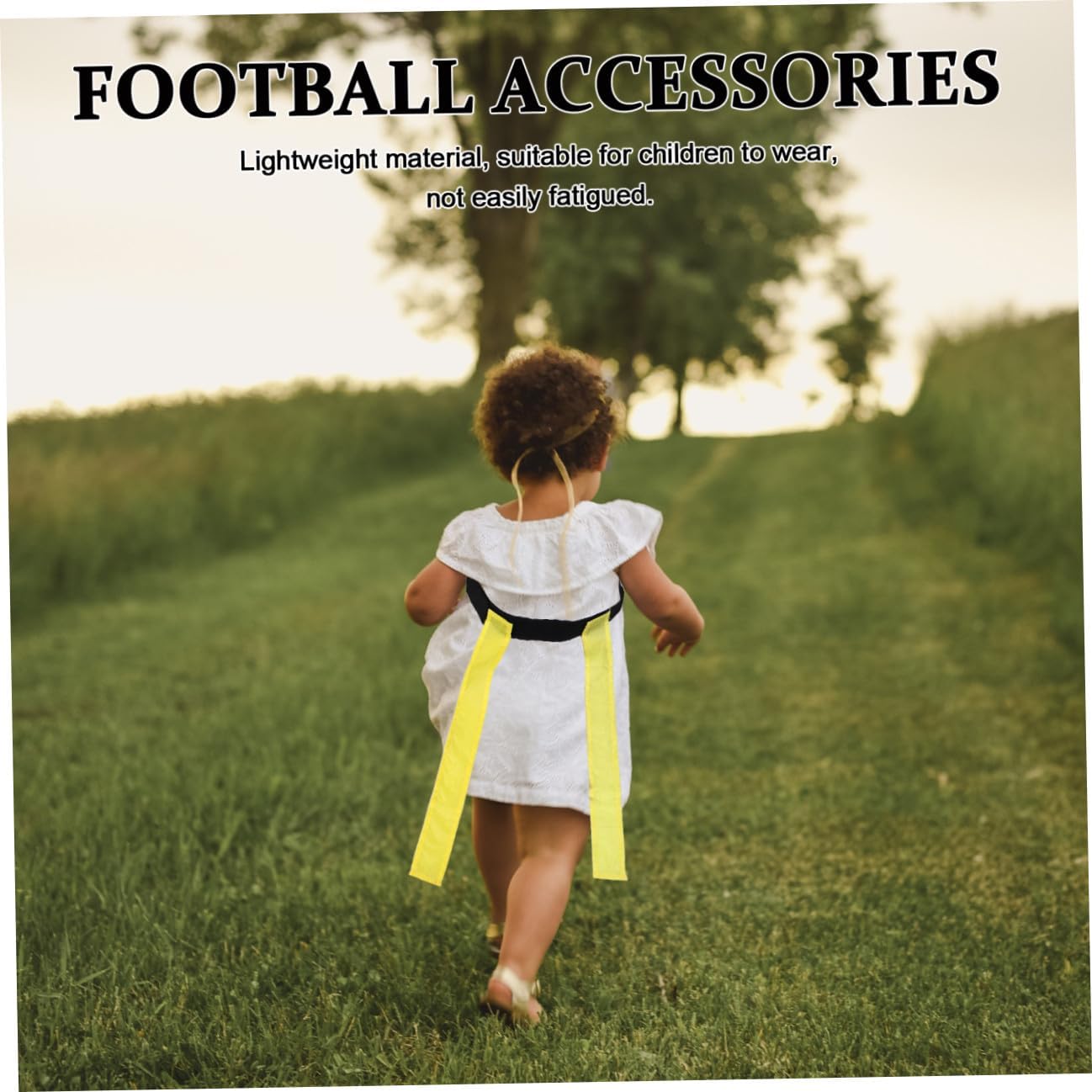YARNOW 4pcs Flag Football Belts: Rugby Waist Belts And Flags For Kids Children Adults Youths Player Sports Teams Indoor Outdoor Training