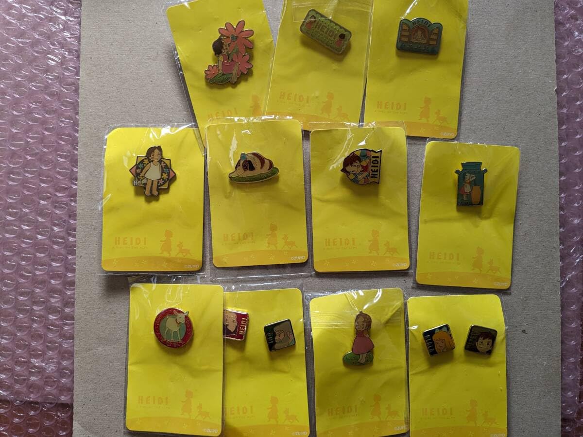 Amazon | アルプスの少女ハイジ キュートピンズ ピンバッジ 19種