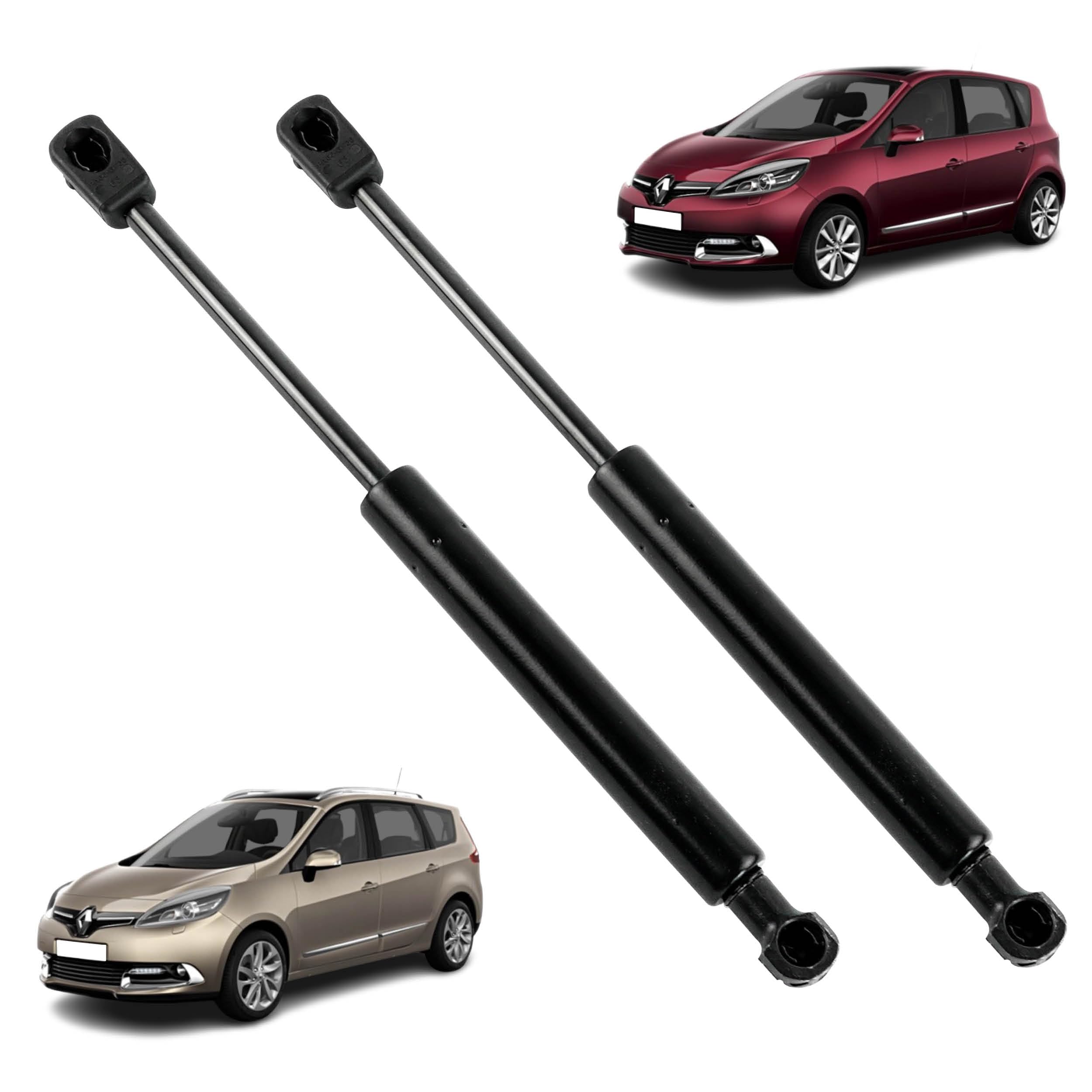2 verins de capot compatibles pour Scenic 3 et Grand Scenic 3 (2009-2016) Vérin ouverture de capot | 654700008R