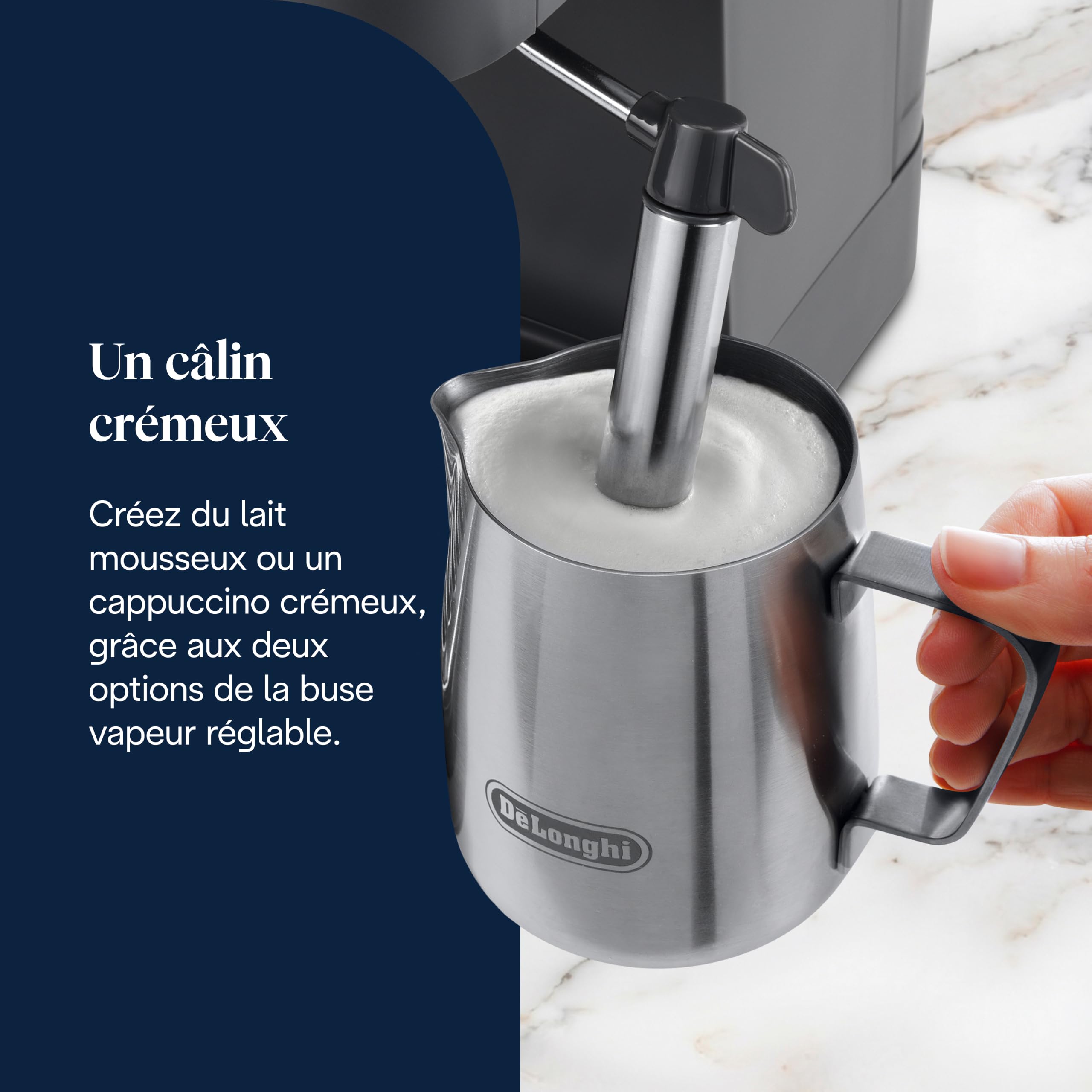 De'Longhi Classic - Machine à Espresso avec Mousseur à Lait Manuel
