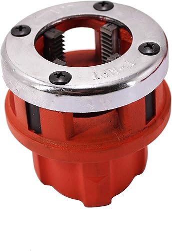 Miniatura 7 de HFS(R Ratchet Pipe Threader Kit - Ratcheting Pipe Threading Tool Set with 6 Dies