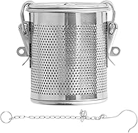Vista 6 de Bolsa de condimentos de acero inoxidable, coladores y filtros de té, infusor de té, filtro multiusos, colador de condimentos, colador de condimentos