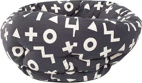 Vista 25 de Fringe Studio - Cama para mascotas Nosey Dog Spot Round Cuddler, 20 x 19 x 8 pulgadas (203001), pequeña par acampar