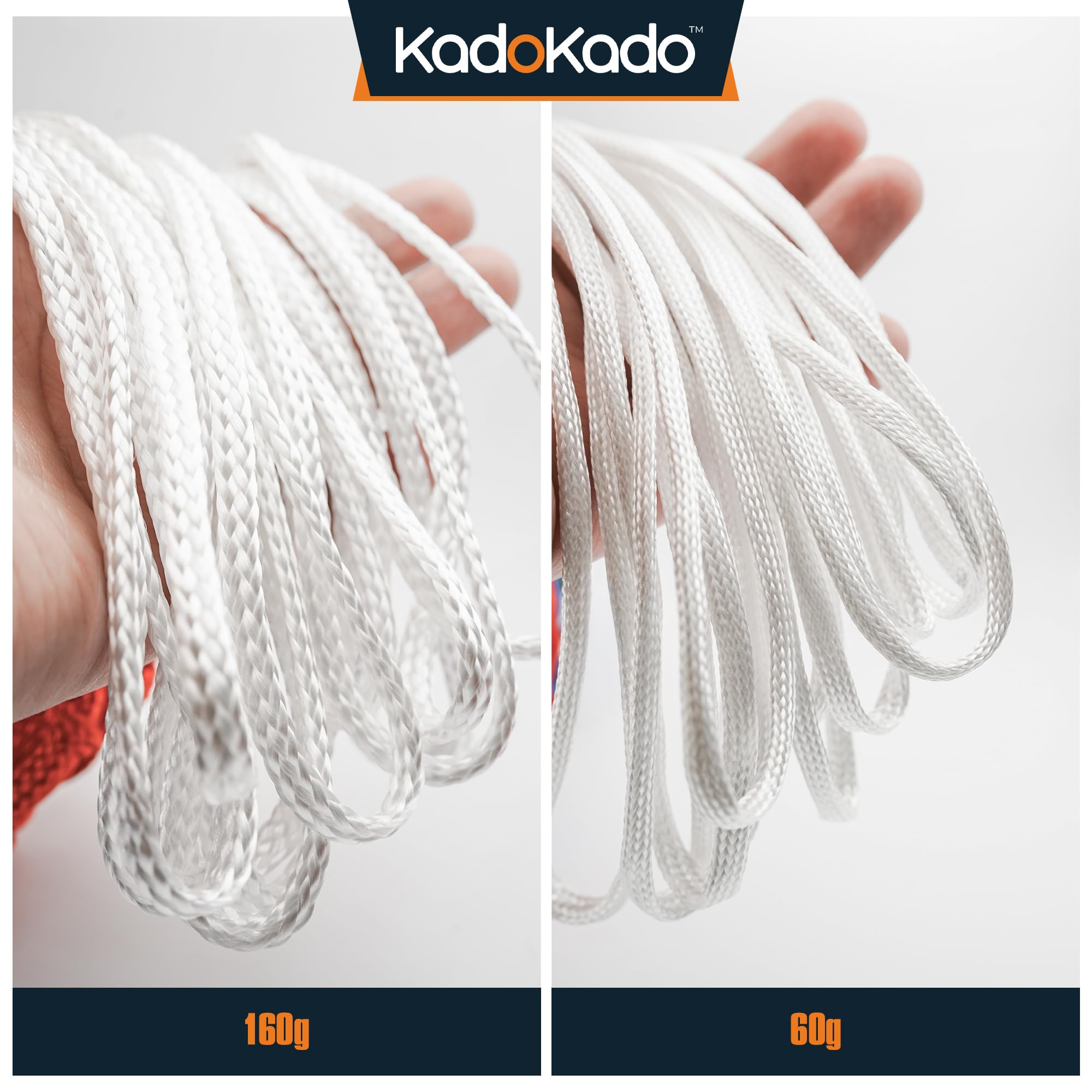 2 pezzi Rete per Basket Professionale 150g, Rete Resistente per Canestro Esterno, Anti Aggrovigliamento, Facile da Installare 12 Ganci, Colori Bianco Rosso Blu