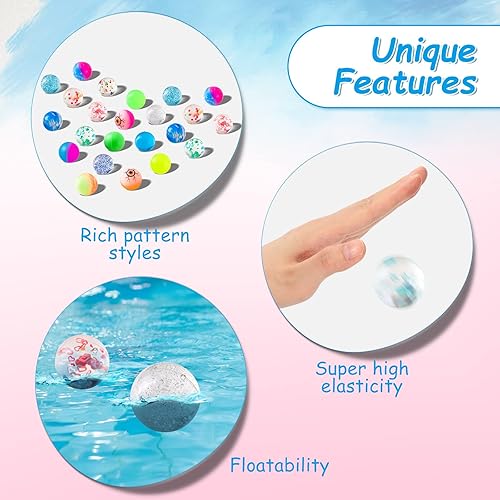 Miniatura 3 de Cindeer Paquete de 24 bolas interactivas de juguete para gatos de 1.25 pulgadas, para el regalo favorito de mascotas coloridas en interiores, con