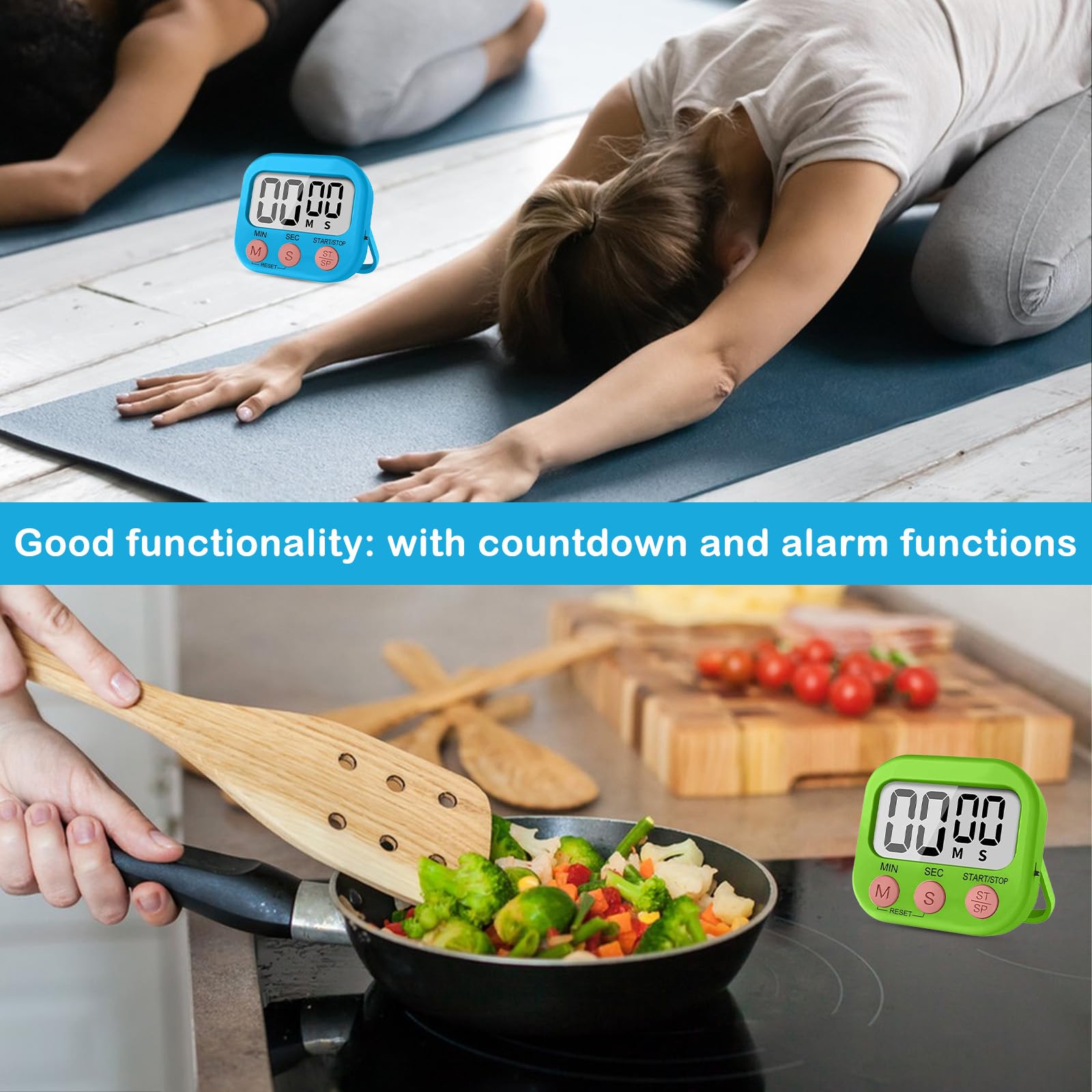 Weinsamkeit Timer da Cucina Digitale, Magnetico Timer con Conto alla