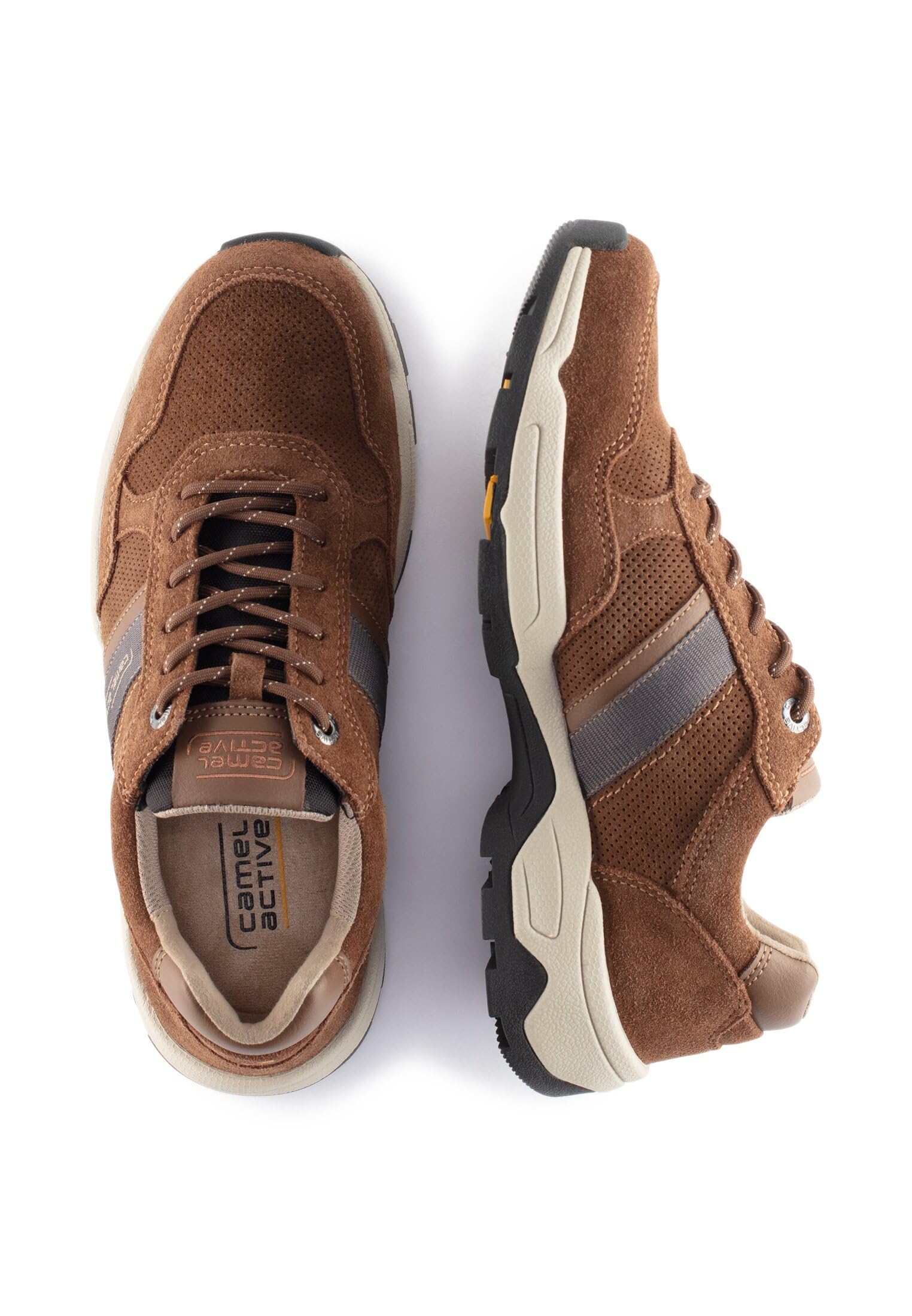 camel active Herren Sneaker mit griffiger Laufsohle