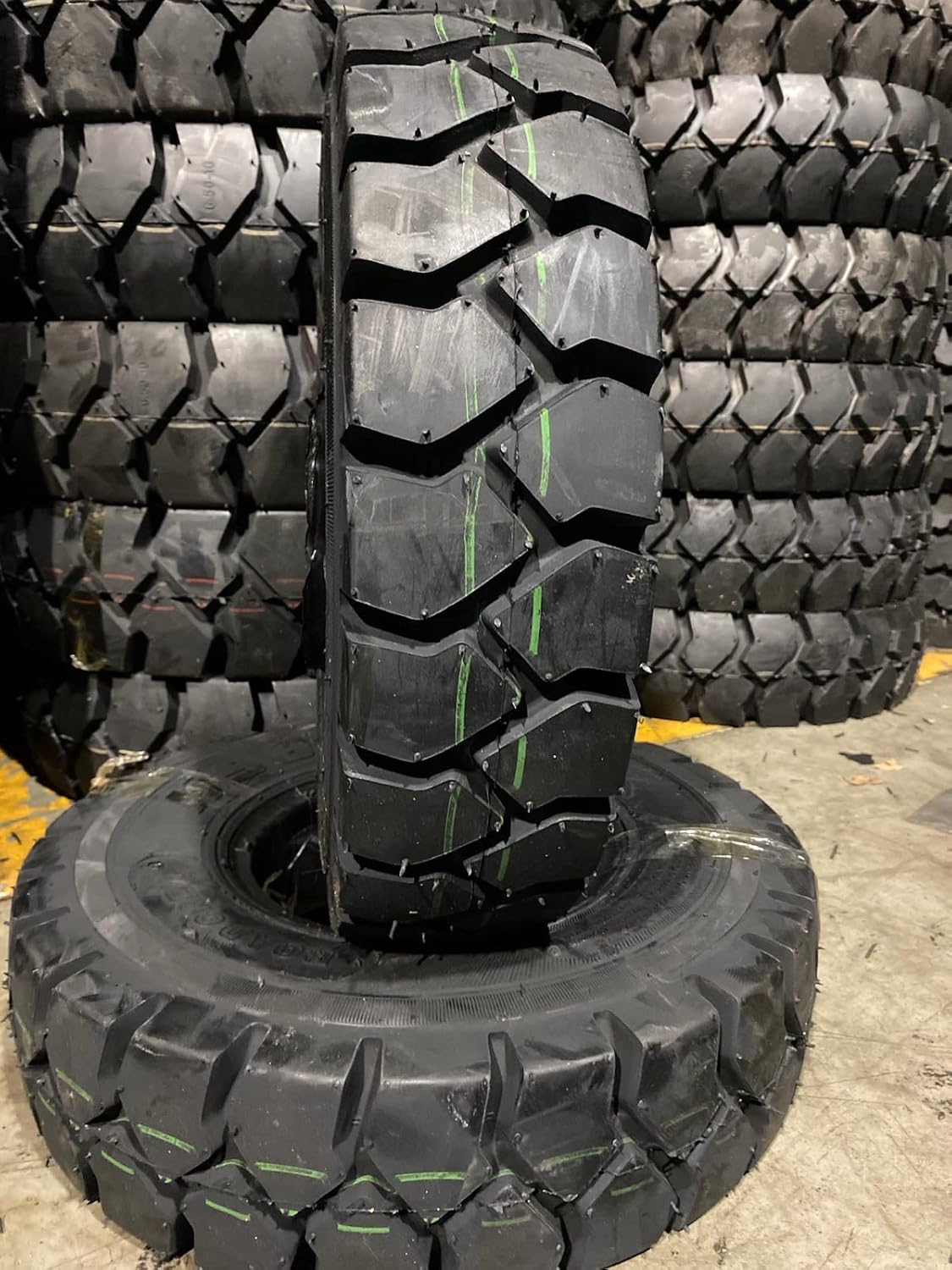 5.00-8/10 PLY (2 TIRES+TUBES & FLAPS) 5.00x8 ROAD CREW TTF NEW FORKLIFT TIRE