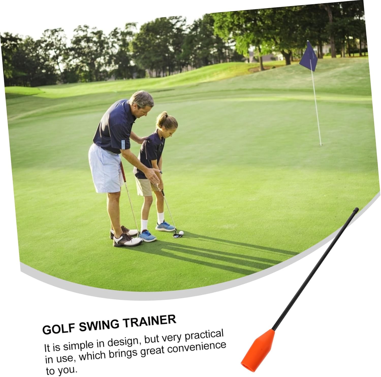 BESPORTBLE 3pcs Professional Golf Swing Trainer Swing Gesture Correcting Tool for Beginners Portable Practice Aid for Higher and Farther Shots Men Model