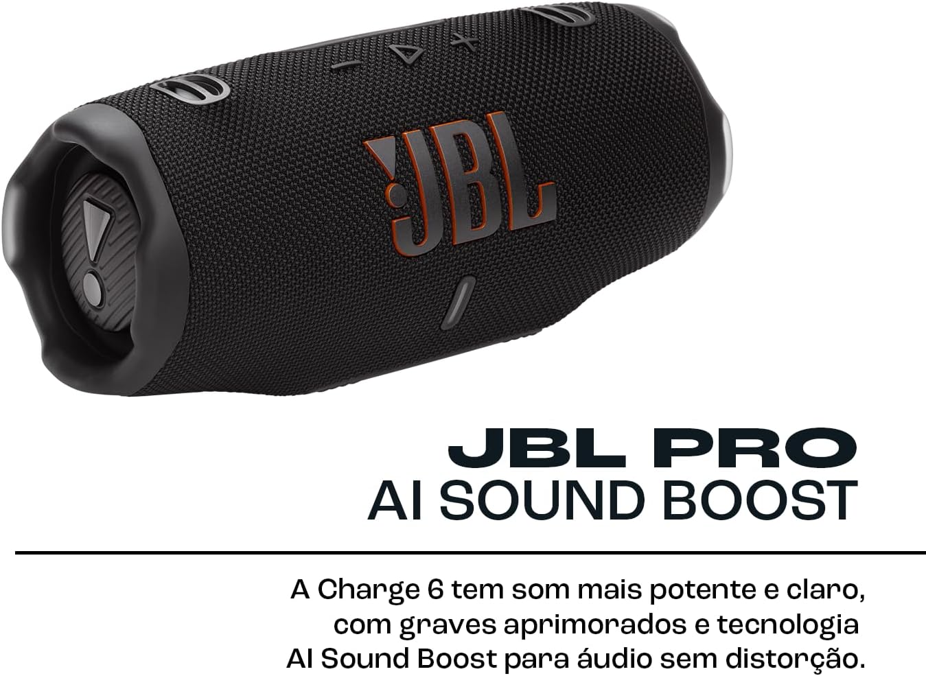 JBL, Caixa de Som, Charge 6 - Preta