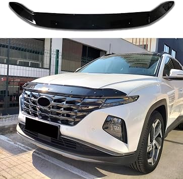 for Hyundai Tucson 2021 2022 2023 2024 Bonnet Protector Guard Front Bug Shield Hood Deflector Hood Stone Hood Shields Piano Black