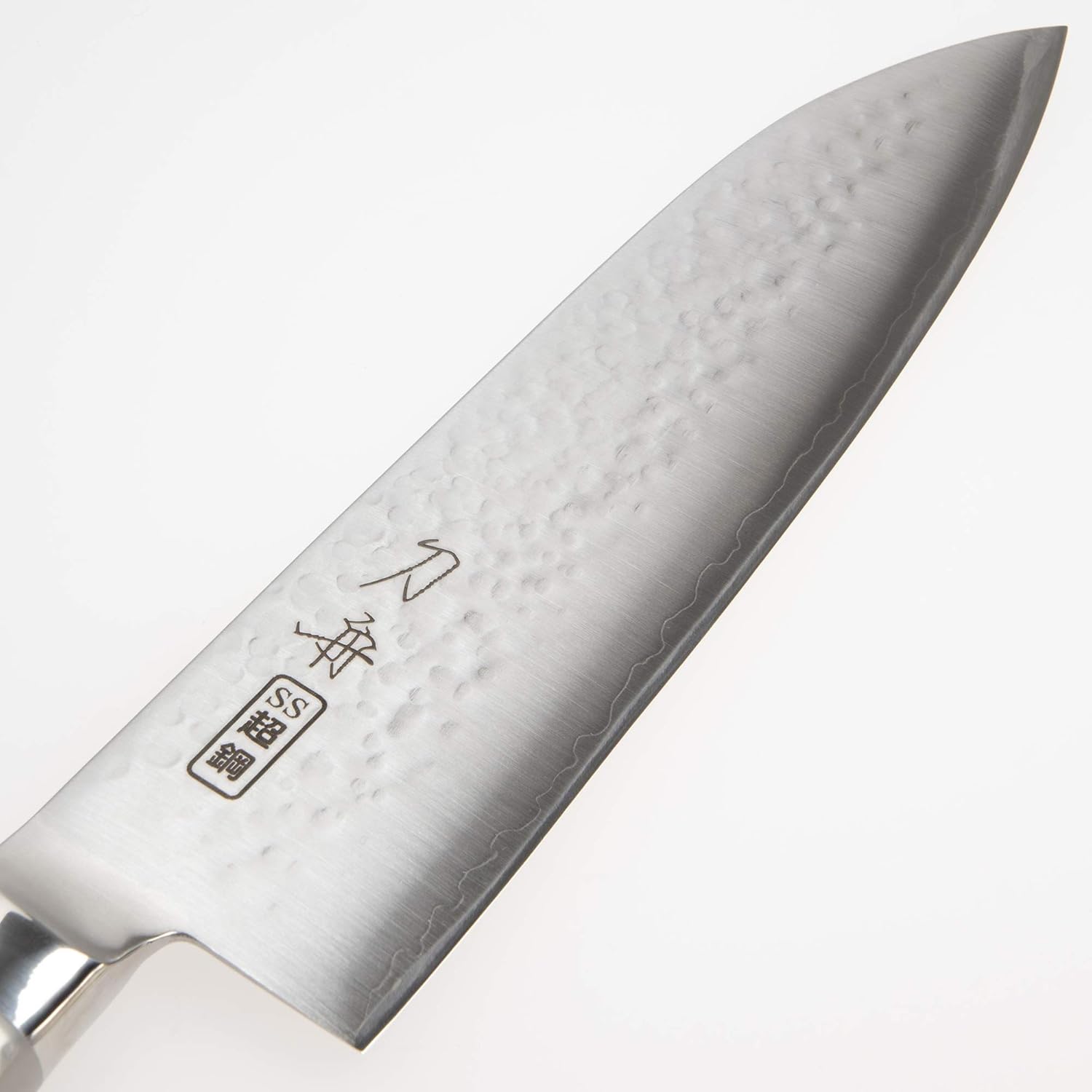 刀舟技研 三徳 包丁 (右利き用) 180mm 「 刀舟 鎚目モナカハンドル 」 和