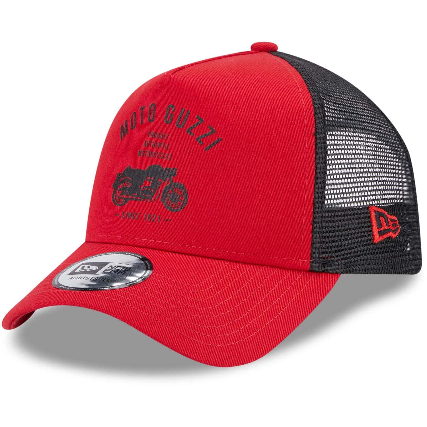 New Era A-Frame Trucker Cap - Heritage Moto Guzzi red - One Size