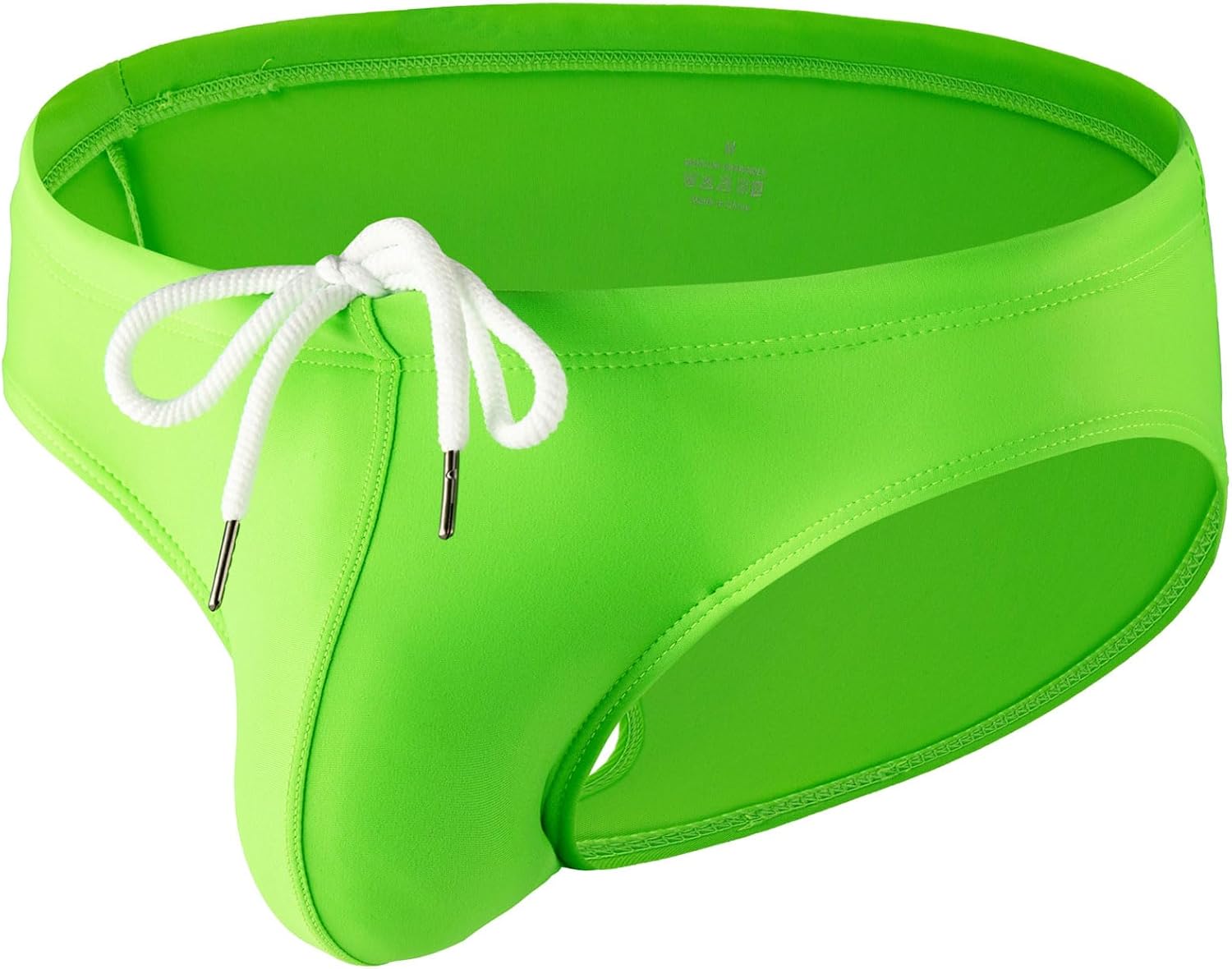 Summer Code Mens Solid Swim Briefs Drawstring Bikini Sport Swimsuit