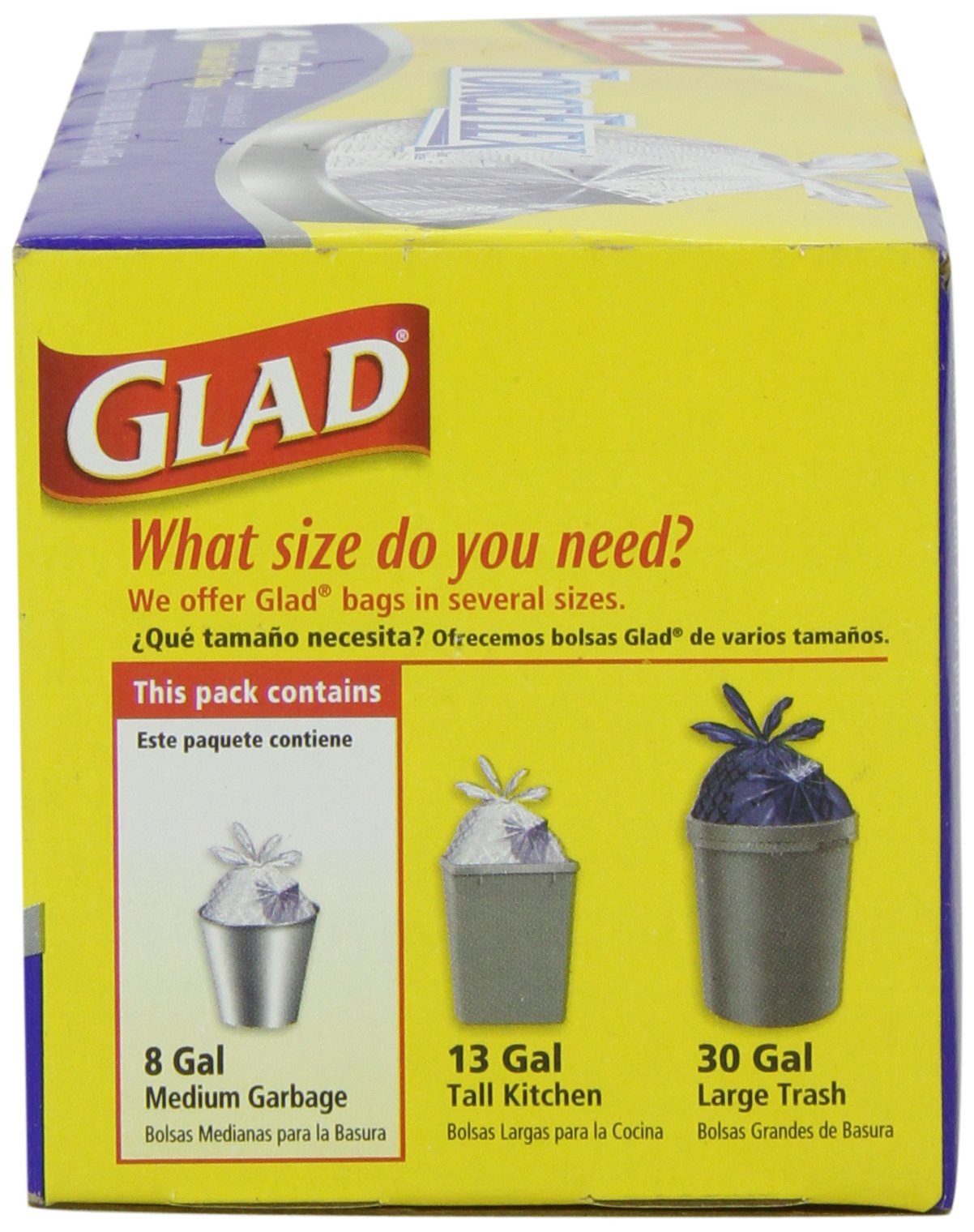 70403 Force Flex Medium Garbage Bag 8 Gallon 26 Count