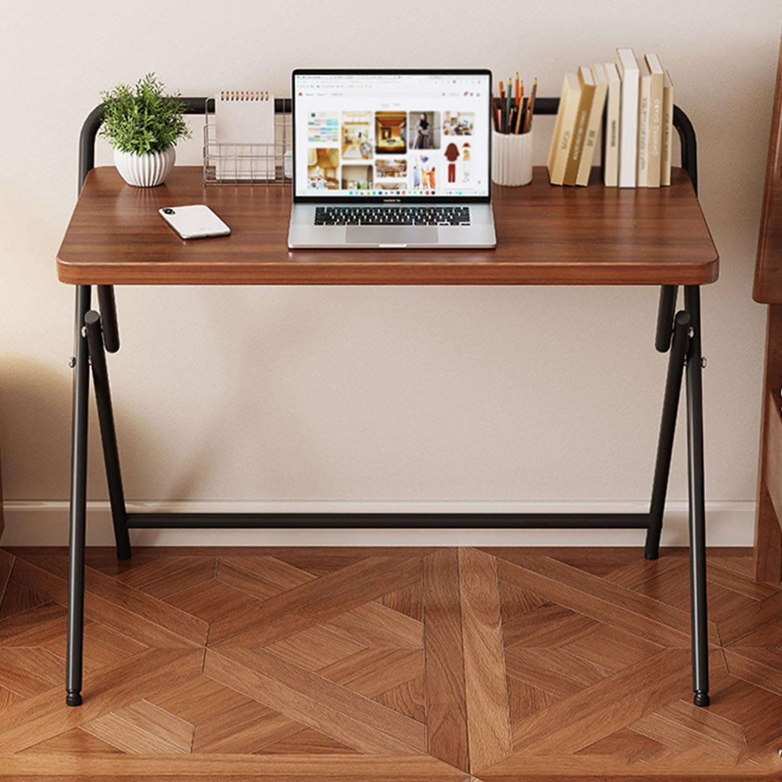 Bureau pliable et table d'ordinateur portable pour petits espaces bureau à domicile moderne