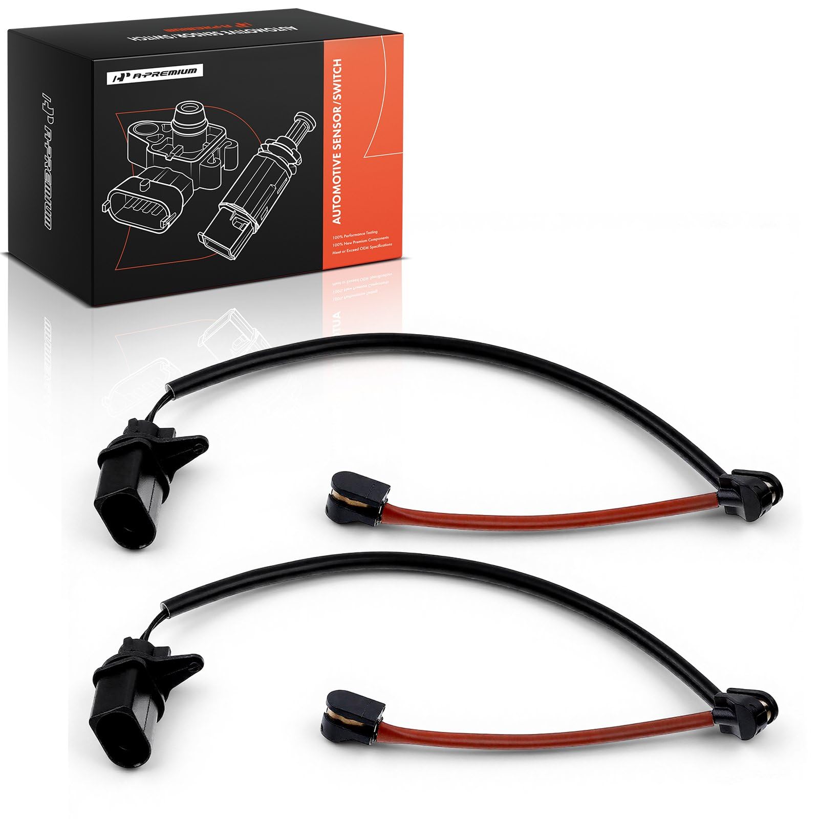 Amazon.com: A-Premium Front Brake Pad Wear Sensors Compatible with