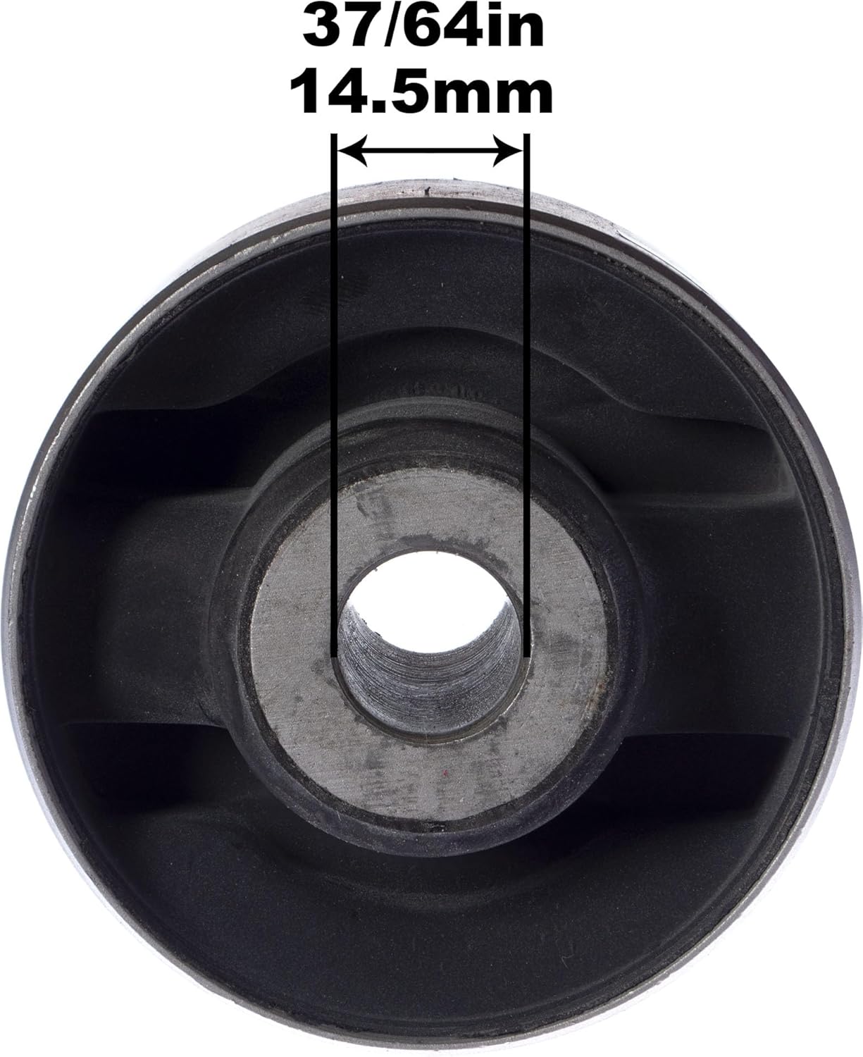 APDTY 106917 Rear Differential Isolator Mount Mounting Bushing Compatible With 2007-2017 Jeep Compass, Jeep Patriot, 2007-2008 Dodge Caliber (Rear Upper; Replaces 5105309AB, 5105309AA)