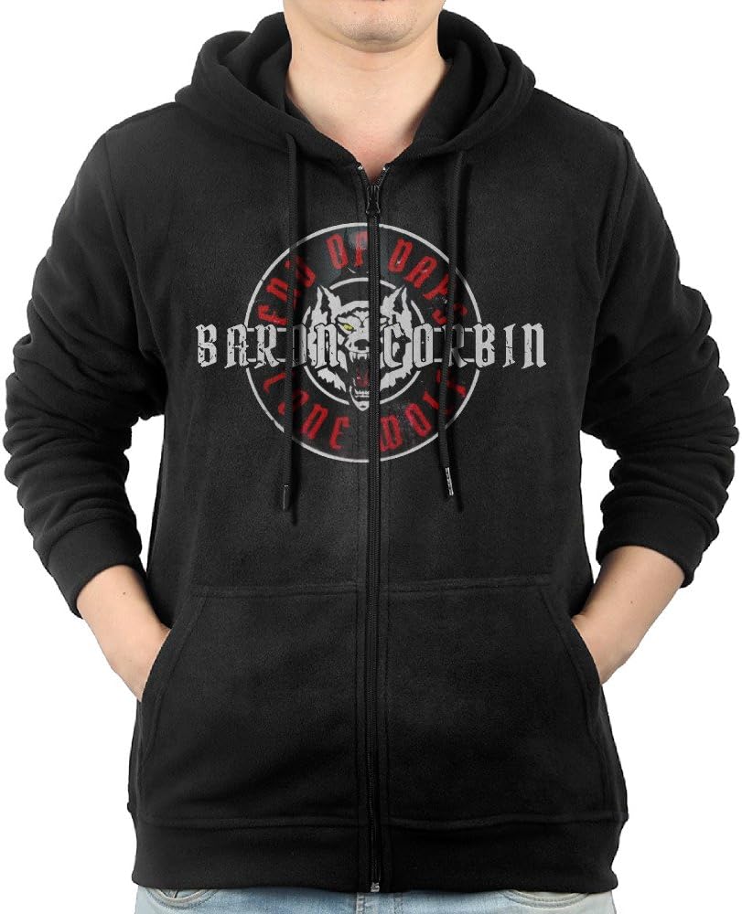 Helo Cases Baron Corbin Logo Men's Zip Hoodie Sweatshirt