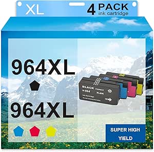 Encre D'imprimante Pour HP 962 963XL 964XL 963 964 965 XL Cartouche D'encre Pour HP OfficeJet Pro 9010 Kit D'encre De Recharge D'imprimante