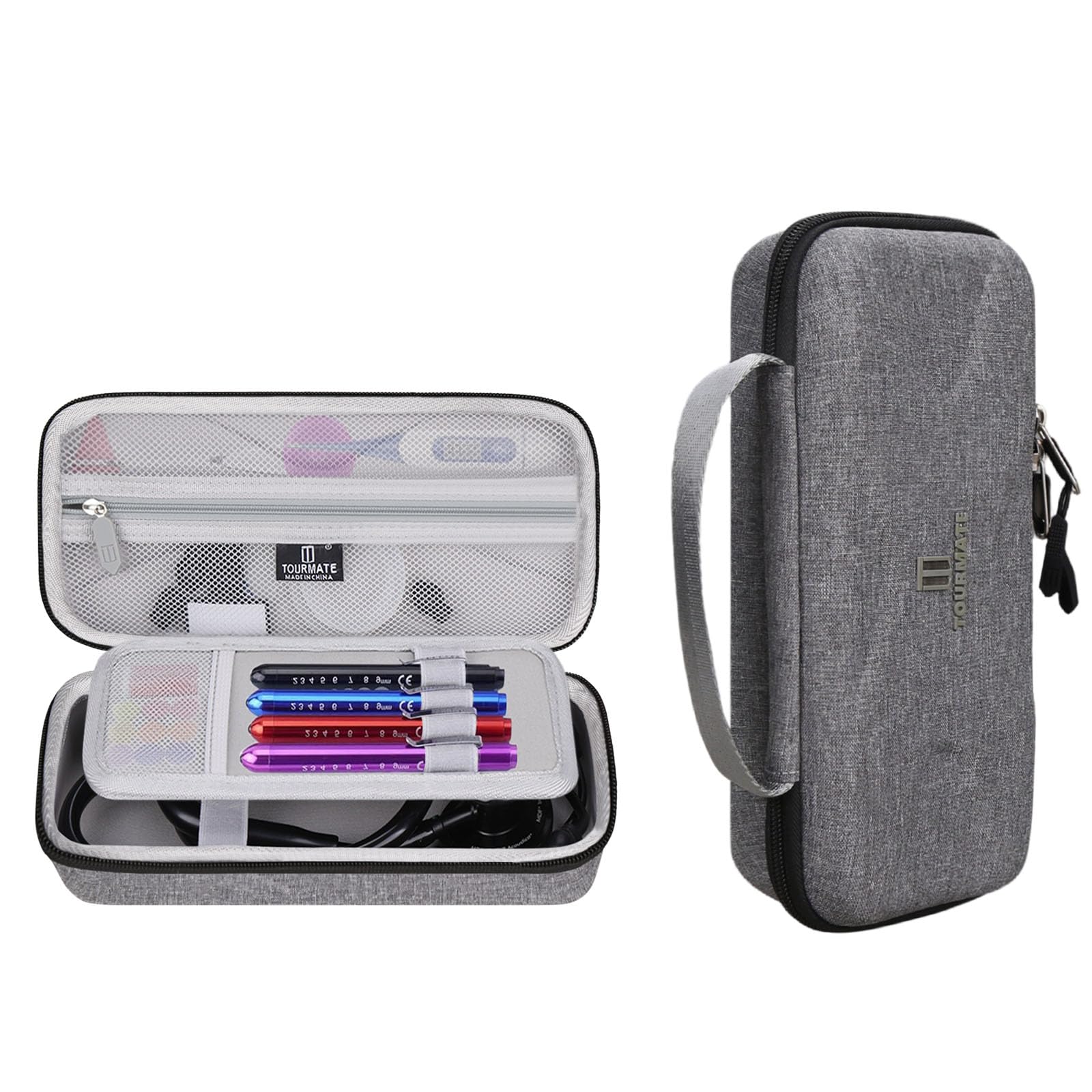 Tourmate Hard Stethoscope Case for 3M Littmann Classic III/Lightweight II S.E. /Cardiology IV Diagnostic/MDF Acoustica Deluxe Stethoscopes, Case Only