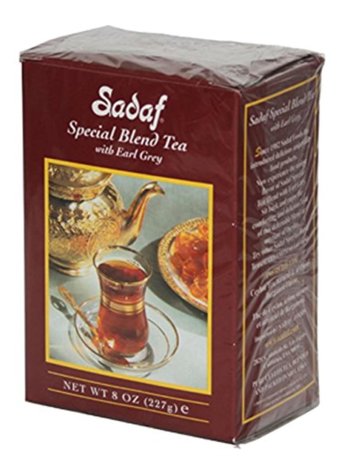Sadaf Earl Grey Tea Bags | Special Blend Earl Grey Ceylon Black Tea | Product harvested in Sri Lanka | 50 bags (pack of 2)